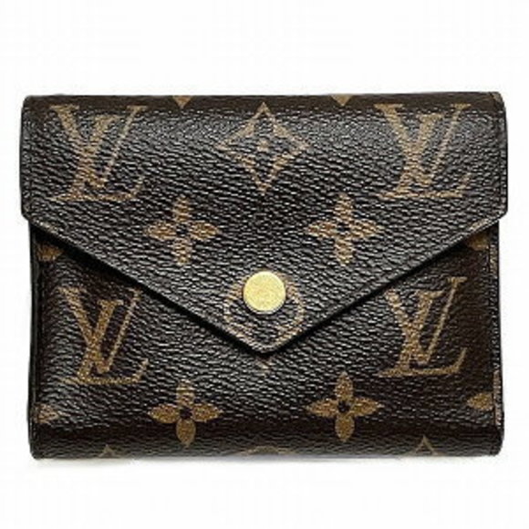 Louis Vuitton Monogram Tri Brown Victorine Wallet - Picture 1 of 8